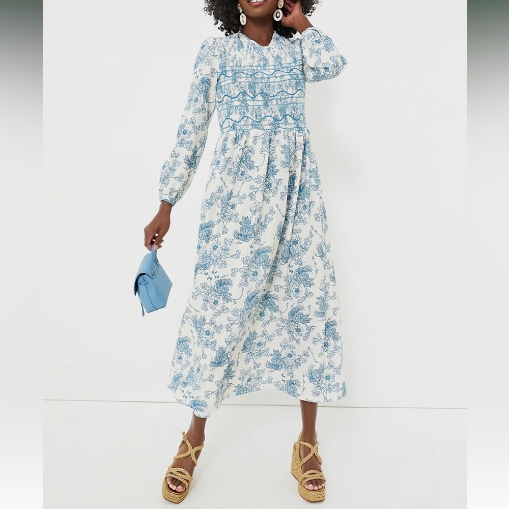 Tuckernuck Loretta Caponi Poppies in the Air Lea Dress Size Small
